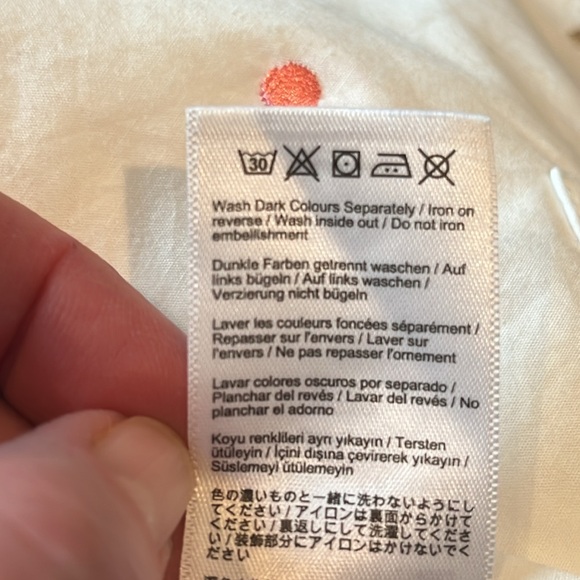 NWT Joules Ladies Embroidered Bees Blouse Size 2 - Picture 7 of 9